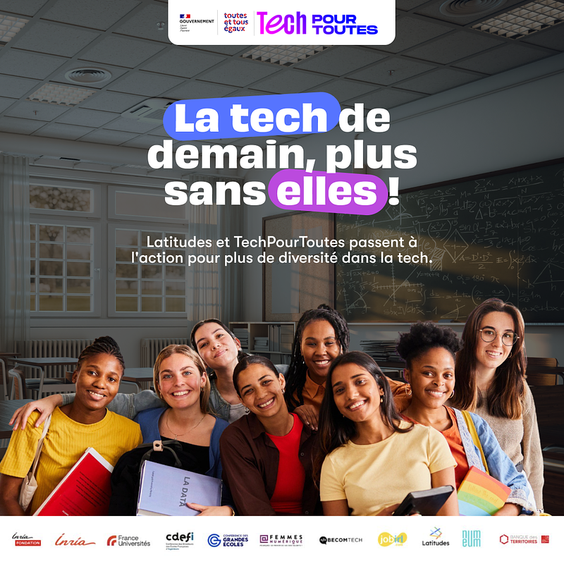 On sensibilise pour une féminisation du numérique avec notre extension TechPourToutes ! 